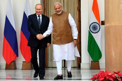 Владимир Путин поздравил руководство Индии с Днём республики