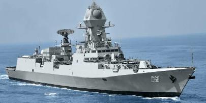 ВМС Индии передан новый ракетный эсминец Visakhapatnam