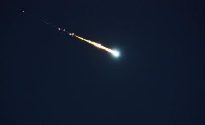 Над Иркутском пронёсся метеор