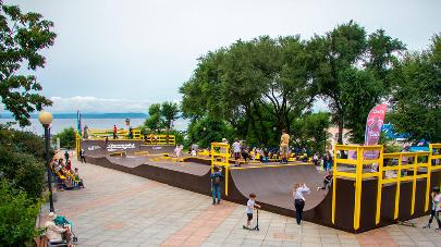 Во Владивостоке открылся крупнейший в регионе скейт-парк