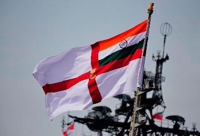 Индия представила новый флаг ВМС