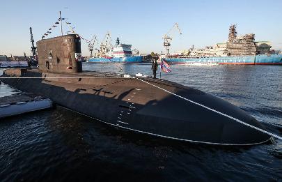 В состав ВМФ России вошла новая подводная лодка «Магадан»