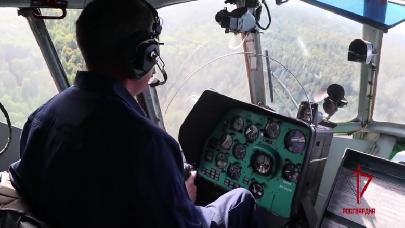 Авиация Росгвардии тушит лесные пожары в Нижегородской области и Мордовии