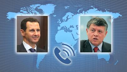 Лидеры Сирии и Иордании провели телефонные переговоры