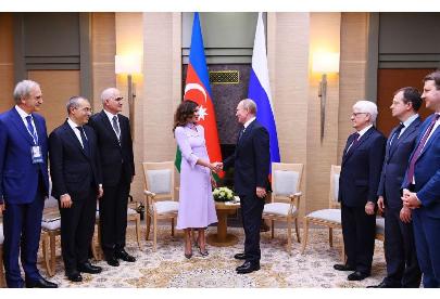 Российский лидер направил поздравление первому вице-президенту Азербайджана 