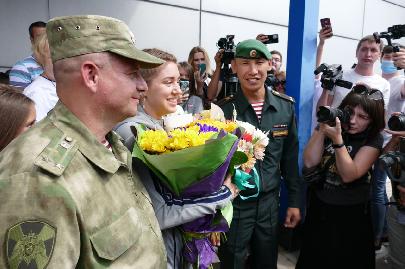 В Омске торжественно встретили Гордость войск правопорядка