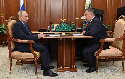 Владимир Путин провёл рабочую встречу с губернатором Иркутской области