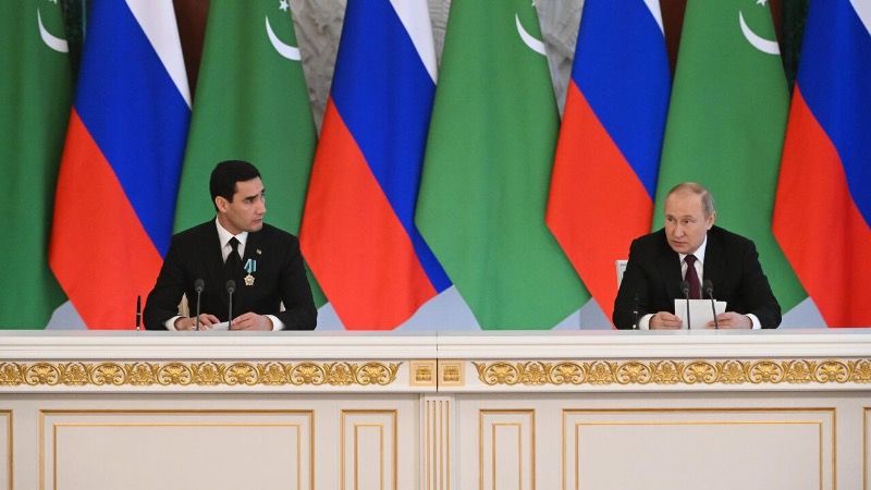 Президент РФ дал высокую оценку новому лидеру Туркменистана