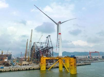 Китай установит первую плавучую ветроэнергетическую платформу в 136 км от берега