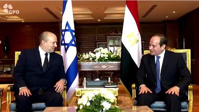 Премьер-министр Израиля провёл переговоры с президентом Египта