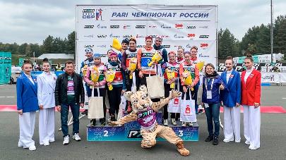 Женская сборная ХМАО выиграла эстафету чемпионате РФ по летнему биатлону