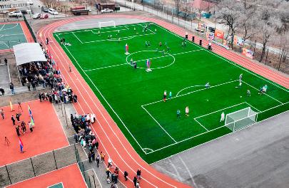 В Приморском крае открыли первую «умную» спортивную площадку