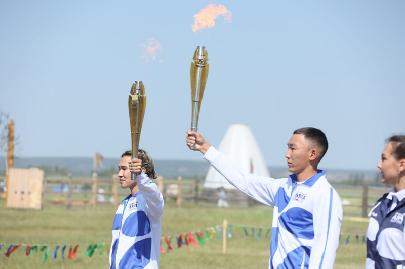 Эстафета огня международных игр «Дети Азии» стартовала в Якутске