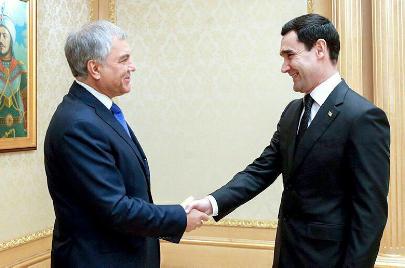 Вячеслав Володин подвел итоги переговоров с президентом Туркменистана