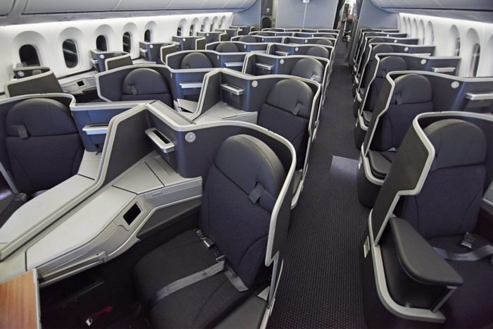 Boeing 787-9 DreamLiner business class