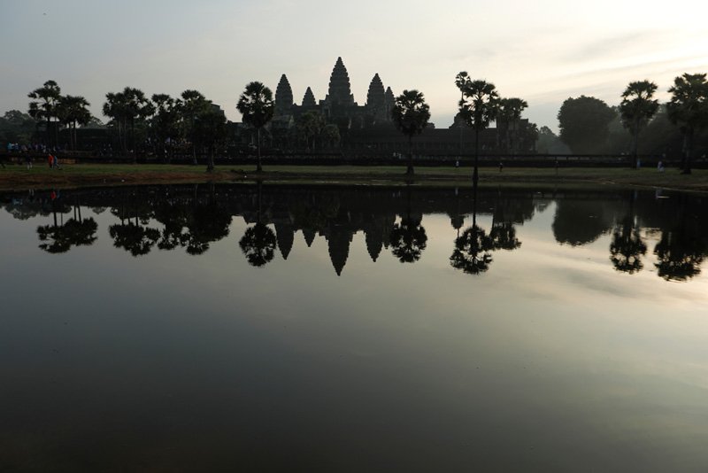 Камбоджа. Сиемреап. Храм Ангкор-Ват на рассвете. Фото: REUTERS/Jorge Silva