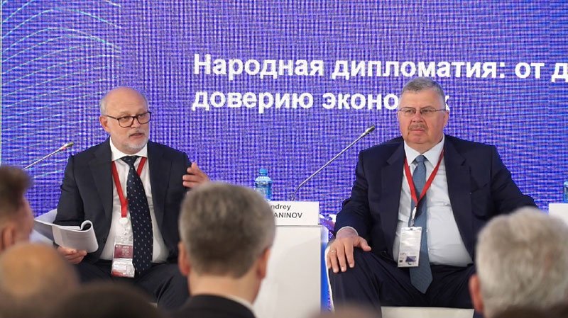 Председатель правления Евразийского банка развития Андрей Бельянинов. Петербургский международный экономический форум 2018