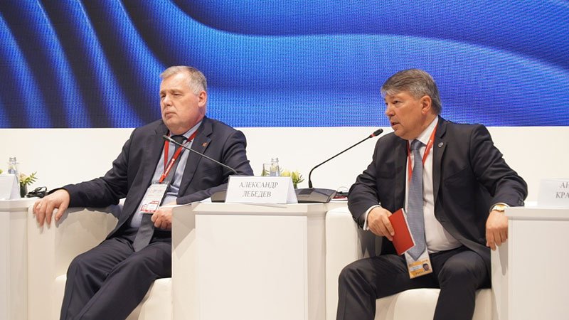 Сергей Марков, Александр Лебедев. Петербургский международный экономический форум 2018