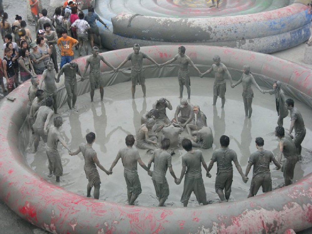 Фестиваль грязи в корейском Порёне