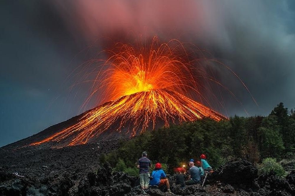 Вулкан кракатау фото