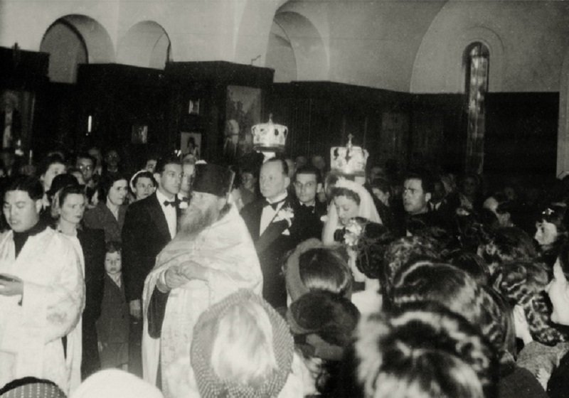 Венчание Александра Вертинского и Лидии Циргвавы в Кафедральном соборе в Шанхае