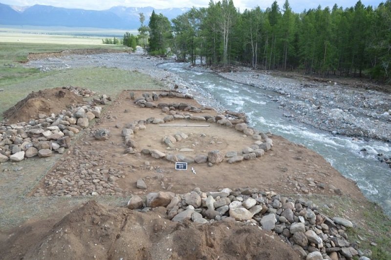 Археологические раскопки на Алтае
