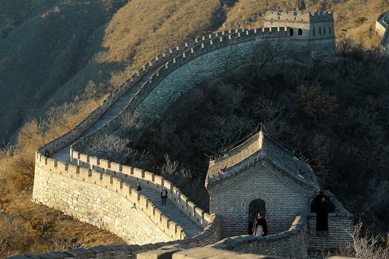 Китайская стена фото со стороны россии